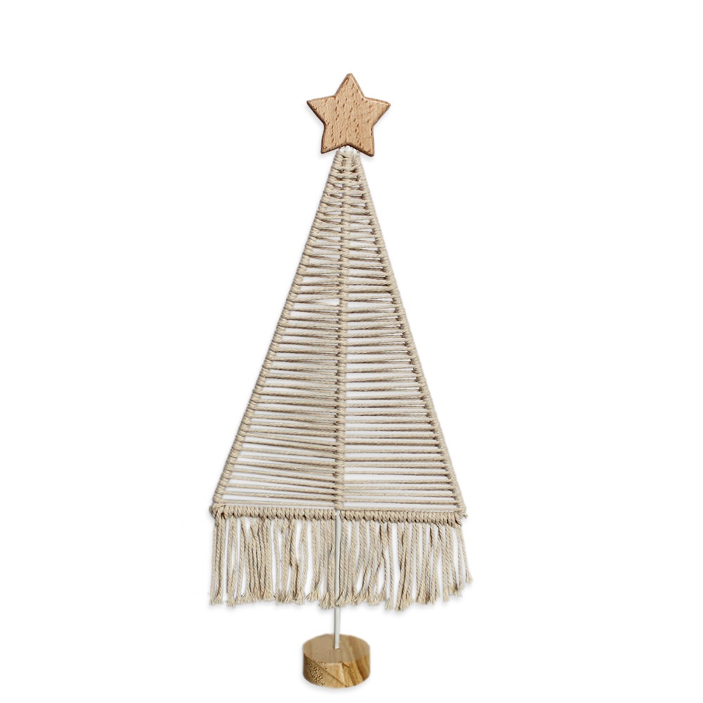 Stromek textil 37cm béžová